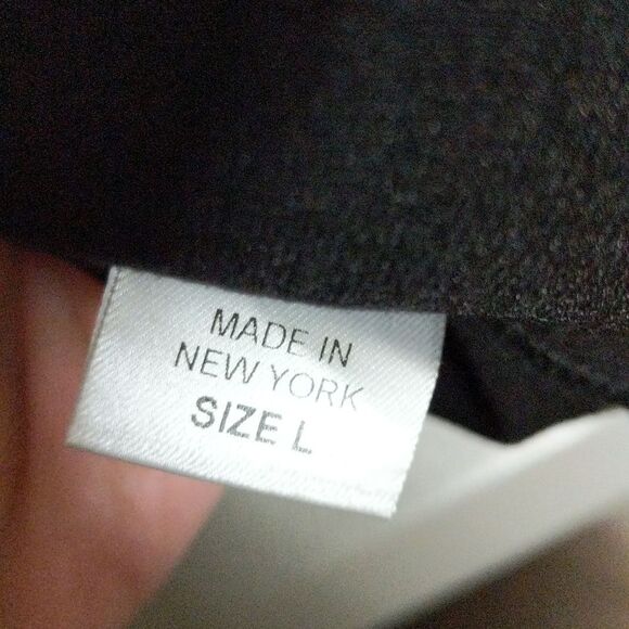 NWT Torn by Ronny Kobo NYC black stretch wrap detail sleeveless mini dress Large - Picture 6 of 11